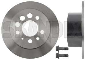 Brake disc Rear axle 31262098 (1015237) - Volvo 200, 700, 900 - brake disc rear axle brake rotor brakerotors rotors Genuine 2 additional axle for info info  note pieces please rear rigid vehicles with