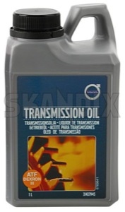 Transmission oil Automatic transmission 1 l 31437945 (1015246) - Volvo 200, 700, 850, 900, C70 (-2005), S40, V40 (-2004), S70, V70 (-2000), S80 (-2006), S90, V90 (-1998), V70 XC (-2000), XC90 (-2014) - automatic transmission fluid gear oil gearbox fluid gearbox oil gearboxfluid gearboxoil gearoil tranny fluid tranny oil trannyfluid trannyoil transmission oil transmission oil automatic transmission 1 l transmissionoil Genuine 1 1l atf automatic can dexron iii l transmission
