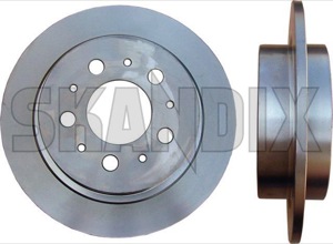 Brake disc Rear axle non vented 31262093 (1015253) - Volvo 900 - brake disc rear axle non vented brake rotor brakerotors rotors Genuine 2 additional ambulance axle except for hearse info info  model multilink non note pieces please rear solid vehicles vented with