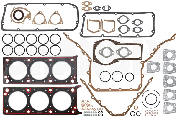 Gasket set, Cylinder head (1015358) - Volvo 200 - Keywords: cylinderhead gasket set cylinder head packning seal Own-label