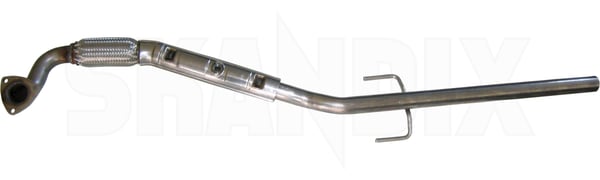 Downpipe single tube flexible (1015458) - Saab 9-3 (2003-) - Keywords: downpipe single tube flexible exhaust pipe header pipe Genuine flexible single tube