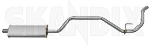 Middle silencer 32017525 (1015462) - Saab 9-3 (2003-) - middle silencer Own-label clamp pipe without