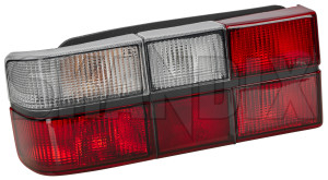 Combination taillight left red-white  (1015474) - Volvo 200 - backlight combination taillight left red white combination taillight left redwhite taillamp taillight Own-label black bulb holder included left redwhite red white seal with