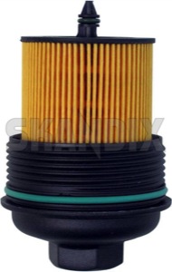 Cover, oil filter housing 12605565 (1015548) - Saab 9-3 (2003-), 9-5 (2010-) - cover oil filter housing oilfilter saab select - hedin Saab Select Hedin Saab Select  Hedin filter oil seal with