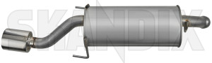 Rear Silencer 32016132 (1015618) - Saab 9-3 (-2003), 900 (1994-) - end silencer rear silencer Own-label aero chromed clamp cover except exposed for model pipe tailpipe viggen with without