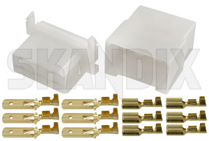SKANDIX Shop Universalteile: Steckersatz Flachstecker 6 -polig (1015625)