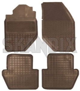 SKANDIX Shop Volvo Ersatzteile: Fußmattensatz Kunststoff beige