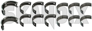 Main bearings shells, Crankshaft Standard Kit  (1015678) - Volvo 900, S80 (-2006), S90, V90 (-1998), XC90 (-2014) - crankshaftbearing main bearings shells crankshaft standard kit mainbearings Own-label kit standard