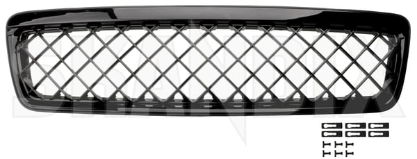 Radiator grill without Rod without Emblem with diamond grid (1016001) - Volvo S70, V70, V70XC (-2000) - Keywords: grille radiator grill without rod without emblem with diamond grid Own-label black diamond emblem grid rod with without