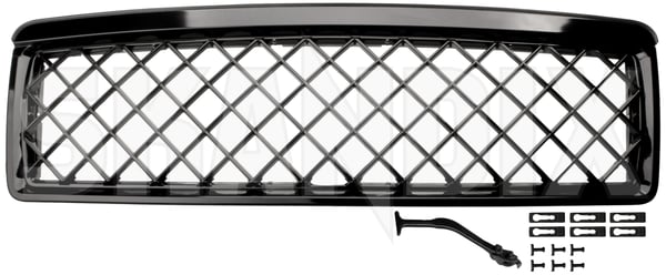 Gitter, Kühlergrill ohne Emblem mit Rautengitter  (1016005) - Volvo 850 - Keywords: 850 854 855 frontgrille gitter gitter kuehlergrill ohne emblem mit rautengitter grille kuehlergrille kuelergril kuelergrill Hausmarke emblem mit ohne rautengitter schwarz