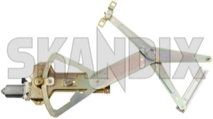 Window winder front right electric 4851887 (1016085) - Saab 9-3 (-2003), 900 (1994-) - window lifter window regulator window winder front right electric windowlifter windowregulator windowwinder Genuine electric front motor right with