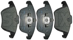 Brake pad set Front axle 32373185 (1016098) - Volvo S60 (2011-2018), S80 (2007-), V60 (2011-2018), V70 (2008-), XC70 (2008-) - brake pad set front axle Genuine 16 16inch 300 300mm axle front inch mm