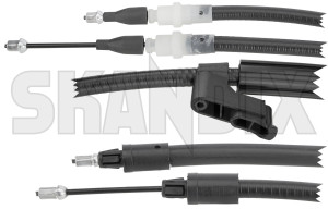 Cable, Park brake left / right rear Section 31362965 (1016101) - Volvo C30, C70 (2006-), S40 (2004-), V40 (2013-), V40 CC, V50 - both sides brake cables cable park brake left  right rear section cable park brake left right rear section handbrake cable left parking brake right Own-label /    electrical for handbrake left onepiece one piece rear right section type vehicles without