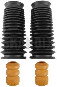 Bump stop, Suspension Kit for both sides  (1016184) - Saab 9-3 (-2003) - blocks bump stop suspension kit for both sides helper springs rubber buffers strut bump stop supporting spring Own-label axle both drivers for front kit left passengers red right side sides