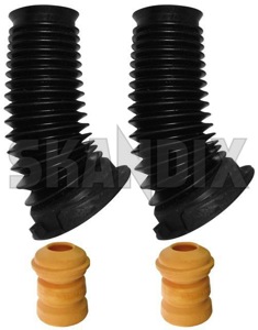 Bump stop, Suspension Kit for both sides  (1016185) - Saab 9-3 (-2003) - blocks bump stop suspension kit for both sides helper springs rubber buffers strut bump stop supporting spring Own-label axle both drivers for front green kit left passengers right side sides