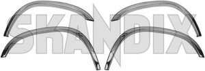 Trim moulding, Wheel arch  (1016319) - Volvo 700, 900 - molding trim moulding wheel arch wheelarch Own-label chromed kit