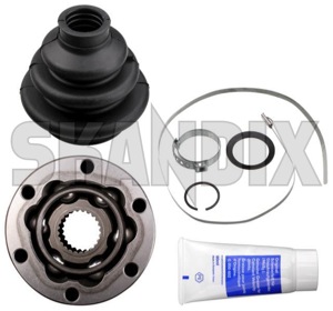Joint kit, Drive shaft inner outer 3202921 (1016443) - Volvo 300 - axlejointkit driveaxlejointkit driveshaftheadjointkit halfaxlejointkit halfshaftjointkit headjointkit joint kit drive shaft inner outer Own-label boot circlip clamps grease inner lock locking outer ratainer ring rings securing snap special with