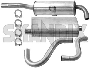 Exhaust system from Catalytic converter 31405111 (1016583) - Volvo 700, 900 - exhaust system from catalytic converter Own-label axle bracket catalytic clamps converter for from holding mounts mounts  pipe rigid rubber silencer steel vehicles with without