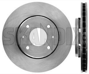 Brake disc Front axle internally vented 30818027 (1016639) - Volvo S40, V40 (-2004) - brake disc front axle internally vented brake rotor brakerotors rotors Own-label 2 281 281mm additional and axle fits front info info  internally left mm note pieces please right vented