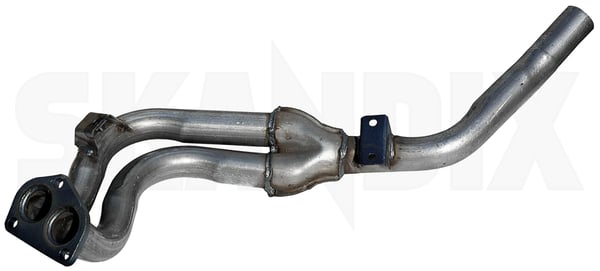 Downpipe double tube 3342007 (1016802) - Volvo 300 - ОЕ-Numbers: 3283039 - Keywords: downpipe double tube exhaust pipe header pipe Own-label catalytic converter double for tube vehicles without