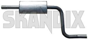 Front silencer  (1016806) - Volvo 300 - front silencer Own-label catalytic clamp converter for pipe vehicles with without