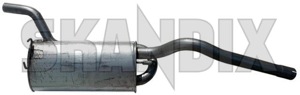 Rear Silencer  (1016807) - Volvo 300 - end silencer rear silencer Own-label clamp pipe without