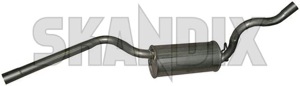 Rear Silencer 3295319 (1016809) - Volvo 300 - end silencer rear silencer Own-label clamp pipe without