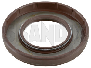Radial oil seal, Differential 9495018 (1016910) - Volvo C30, C70 (2006-), C70 (-2005), S40, V50 (2004-), S60 (-2009), S80 (-2006), V40 (-2004), V70 P26 (2001-2007) - radial oil seal differential Own-label drive outlet output right shaft transmission
