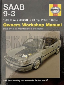Repair shop manual Saab 9-3 English  (1017002) - Saab 9-3 (-2003) - manual manuals repair book repair books repair shop manual saab 9 3 english repair shop manual saab 93 english haynes Haynes 9 3 93 9 3 9781785212772 english saab