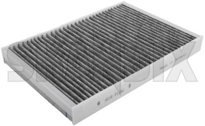 Cabin air filter Activated Carbon 31390880 (1017004) - Volvo S60 (2011-2018), S60 CC (-2018), S80 (2007-), V60 (2011-2018), V60 CC (-2018), V70 (2008-), XC60 (-2017), XC70 (2008-) - airfilter cabin air filter activated carbon cabin filter cabinfilter interior air filter Own-label activated carbon filtre multi multifilter