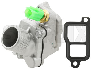 Thermostat, Coolant 31293699 (1017137) - Volvo C70 (2006-), S40, V50 (2004-), S60 (-2009), S80 (2007-), S80 (-2006), V70 (2008-), V70 P26 (2001-2007), XC60 (-2017), XC70 (2001-2007), XC70 (2008-), XC90 (-2014) - thermostat coolant Own-label housing seal sender thermo with