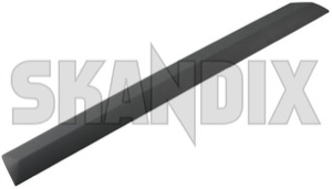 Trim moulding, Door rear right not paintable 39885662 (1017644) - Volvo S80 (2007-) - molding moulding trim moulding door rear right not paintable Genuine black clip not paintable rear right with