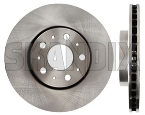 Brake disc Front axle internally vented 31471830 (1017682) - Volvo S60 (-2009), S80 (-2006), V70 P26 (2001-2007), XC70 (2001-2007) - brake disc front axle internally vented brake rotor brakerotors rotors Own-label 15 15inch 2 285,5 2855 285 5 285,5 2855mm 285 5mm additional and axle fits front inch info info  internally left mm note pieces please right vented