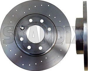 Brake disc Front axle perforated Sport Brake disc 3459661 (1017725) - Volvo 400 - brake disc front axle perforated sport brake disc brake rotor brakerotors rotors zimmermann Zimmermann abe  abe  2 additional axle brake certification disc front general info info  note perforated pieces please sport with