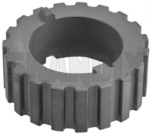 Belt gear, Timing belt for Crankshaft 1336927 (1017815) - Volvo 200, 300, 700, 900 - belt gear timing belt for crankshaft Own-label crankshaft for square teeth with