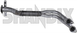 Downpipe double tube flexible 4163937 (1017952) - Saab 9000 - downpipe double tube flexible exhaust pipe header pipe Genuine double flexible tube