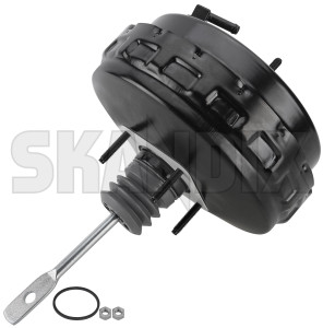 Brake booster 30793673 (1017955) - Volvo S60 (-2009), S80 (-2006), V70 P26, XC70 (2001-2007) - brake booster brake servo vacuum servo Own-label 2  2circuit 2 circuit drive dstc for hand left leftrighthand left right hand lefthanddrive lhd rhd right righthanddrive traffic vehicles without