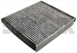 Cabin air filter Activated Carbon 30780377 (1018112) - Volvo C30, C70 (2006-), S40, V50 (2004-) - airfilter cabin air filter activated carbon cabin filter cabinfilter interior air filter Genuine activated carbon filtre multi multifilter