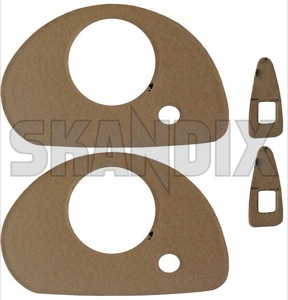 Gasket, Door handle Kit  (1018256) - Volvo 120 130, 220 - gasket door handle kit packning seal Own-label front kit rear