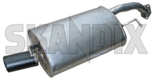 Rear Silencer 30613764 (1018314) - Volvo S40, V40 (-2004) - end silencer rear silencer Own-label addon add on material oval single single  without