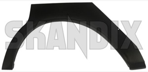Repair panel, Wheel arch outer rear left  (1018368) - Volvo 140, 164, 200 - body parts body repair fender panel repair panel wheel arch outer rear left repair sheet metal repairpanel rustparts table sheet tablesheet wheelarch wing Own-label left outer rear