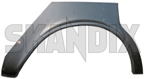 Repair panel, Wheel arch outer rear right  (1018369) - Volvo 140, 164, 200 - body parts body repair fender panel repair panel wheel arch outer rear right repair sheet metal repairpanel rustparts table sheet tablesheet wheelarch wing Own-label outer rear right