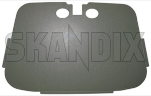 Interior, lining trunk Trunk lid grey 660442 (1018390) - Volvo 120 130 - interior lining trunk trunk lid grey load compartment lining side panels trunk covers trunk linings Own-label grey lid trunk