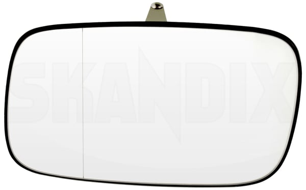 Mirror glass, Outside mirror Driver side 4643706 (1018486) - Saab 9-5 (-2010) - Keywords: mirror glass outside mirror driver side Own-label angle driver heatable side wide with