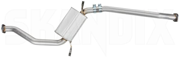 Middle silencer splitted part 5324942 (1018572) - Saab 9000 - ОЕ-Numbers: 4018867 - Keywords: middle silencer splitted part muffler mufler Own-label half part splitted