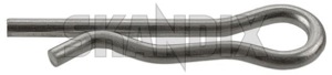 Split pin Bolt, Park brake cable 664822 (1018793) - Volvo 700, 900, S90, V90 (-1998) - split pin bolt park brake cable Own-label bolt bolt  brake cable park