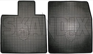 Floor accessory mats Rubber black for both sides 281028 (1018814) - Volvo P1800, P1800ES - 1800e floor accessory mats rubber black for both sides p1800e volvo oe supplier Volvo OE supplier black both drive drivers for hand left lefthand left hand lefthanddrive lhd passengers right rubber side sides vehicles