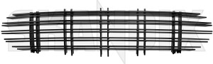 Radiator grill black 682152 (1018834) - Volvo P1800 - 1800e grille p1800e radiator grill black skandix SKANDIX black steel