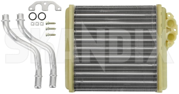 Heat exchanger, Interior heating 3402363 (1018888) - Volvo 400 - Keywords: heat exchanger interior heating Own-label