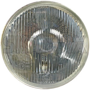 Headlight H4 without Parking light 1212963 (1018899) - Volvo 120, 130, 220, 140, P1800, P1800ES - 1800e headlight h4 without parking light p1800e bosch Bosch flat for h4 light parking righthand right hand traffic without